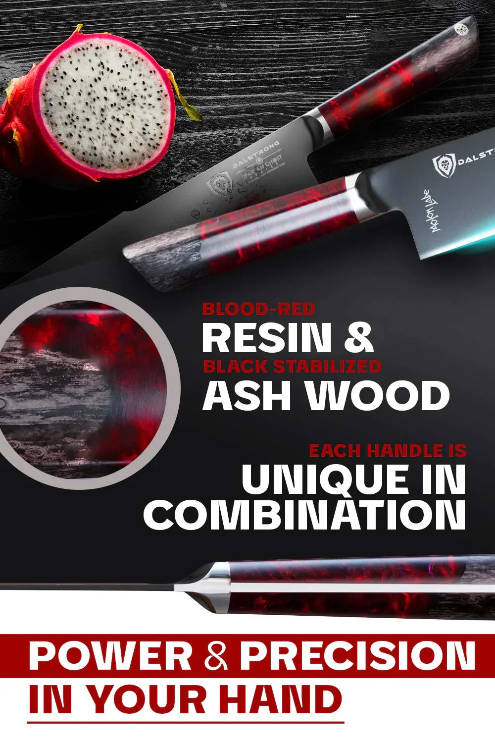 Chef's Knife 9.5" | Spartan Ghost Series | Dalstrong © - Image 4