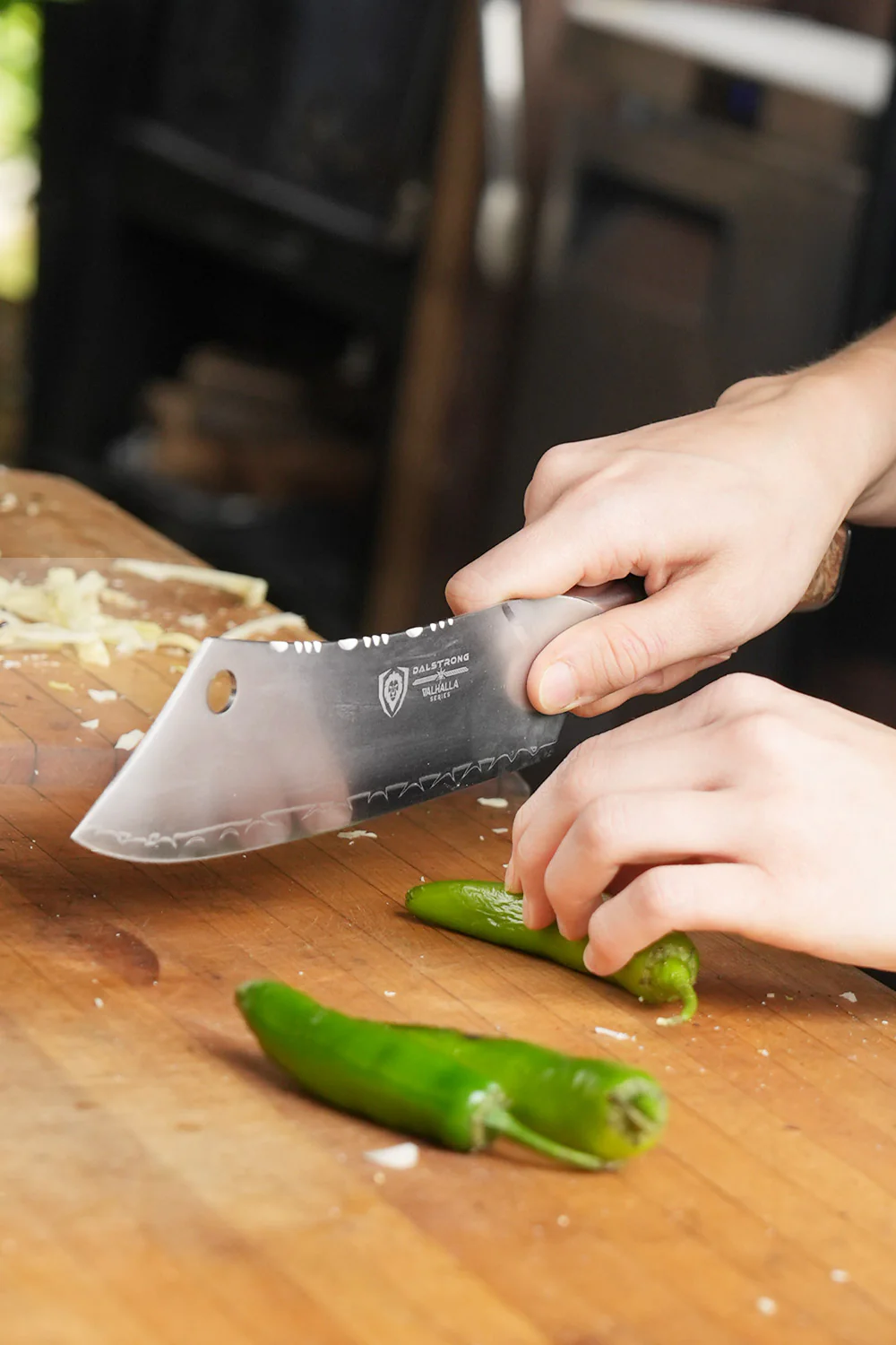 Chef & Cleaver Hybrid Knife 8" | The Crixus | Valhalla Series | Dalstrong © - Image 6