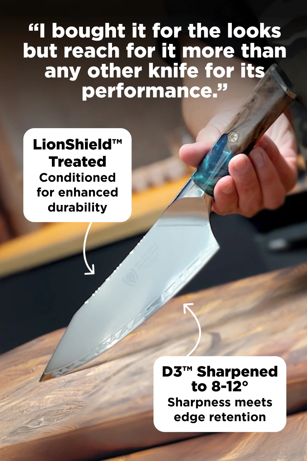 Chef's Knife 8" | Valhalla Series | Dalstrong © - Image 5